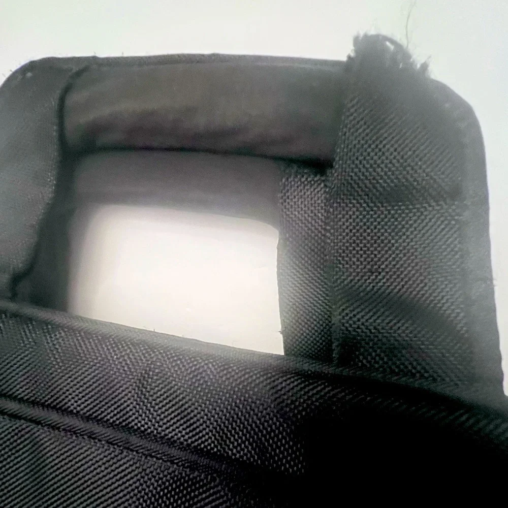 Dark Black Large Sturdy Multi Compartment Laptop Bag by Dell with Strap